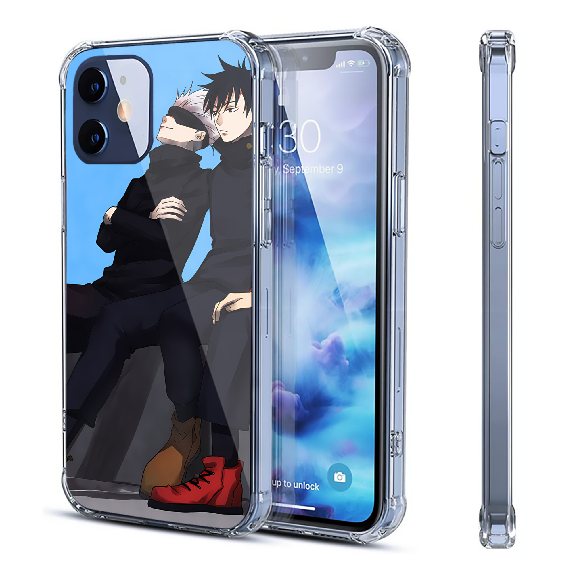 （画像用） SPY×FAMILY间谍家家酒 【iPhone 12シリーズ対応】透明スマホケース（クリアソフトケース）